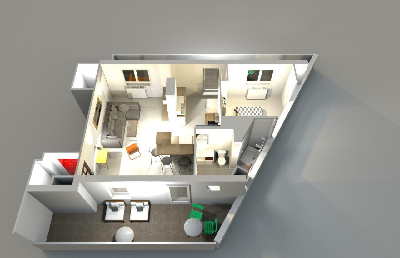 Apartamento Les terrasses de Libération Grenoble Exterior foto